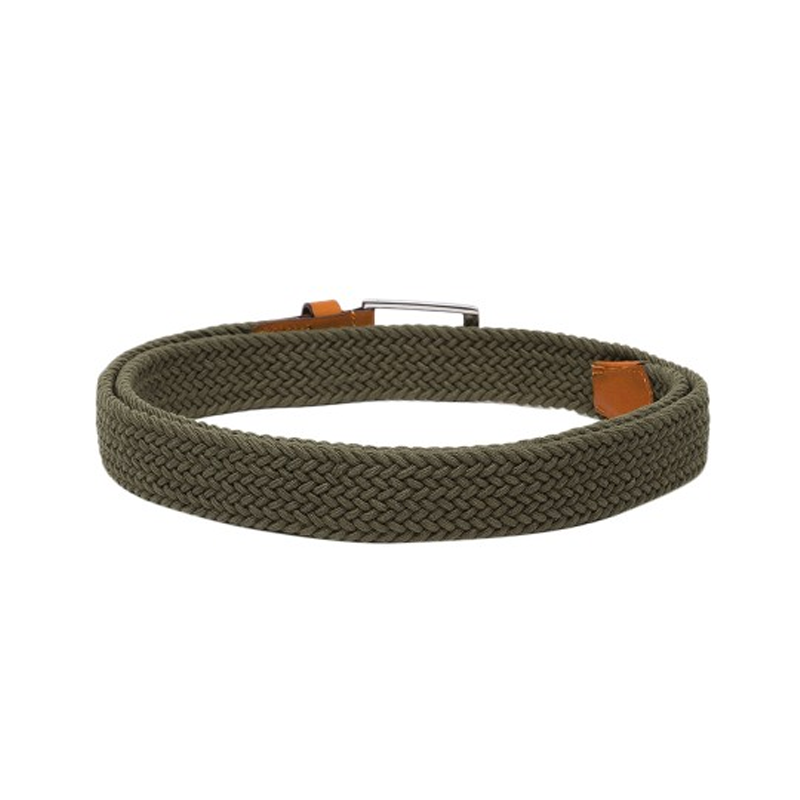 Men Woven Design Stretchable Belt