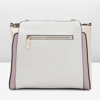 Textured Oversized Shopper Tote Bag